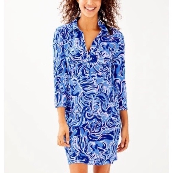 Ansley Dress Deep Blue main image 0